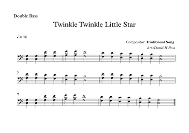 Twinkle Twinkle Little Star (arr. Daniel Rosa)