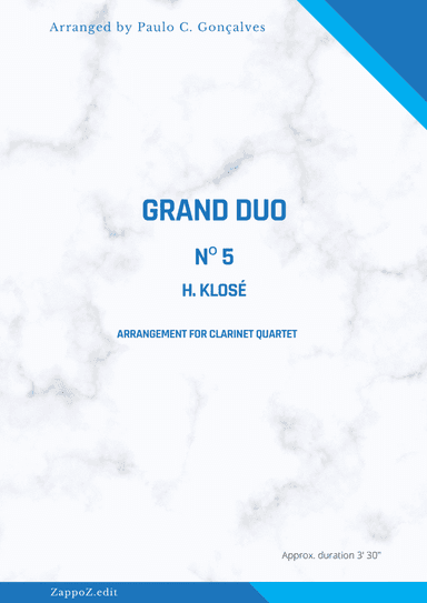 GRAND DUO Nº 5 - H. KLOSÉ (arr. Paulo C. Gonçalves)