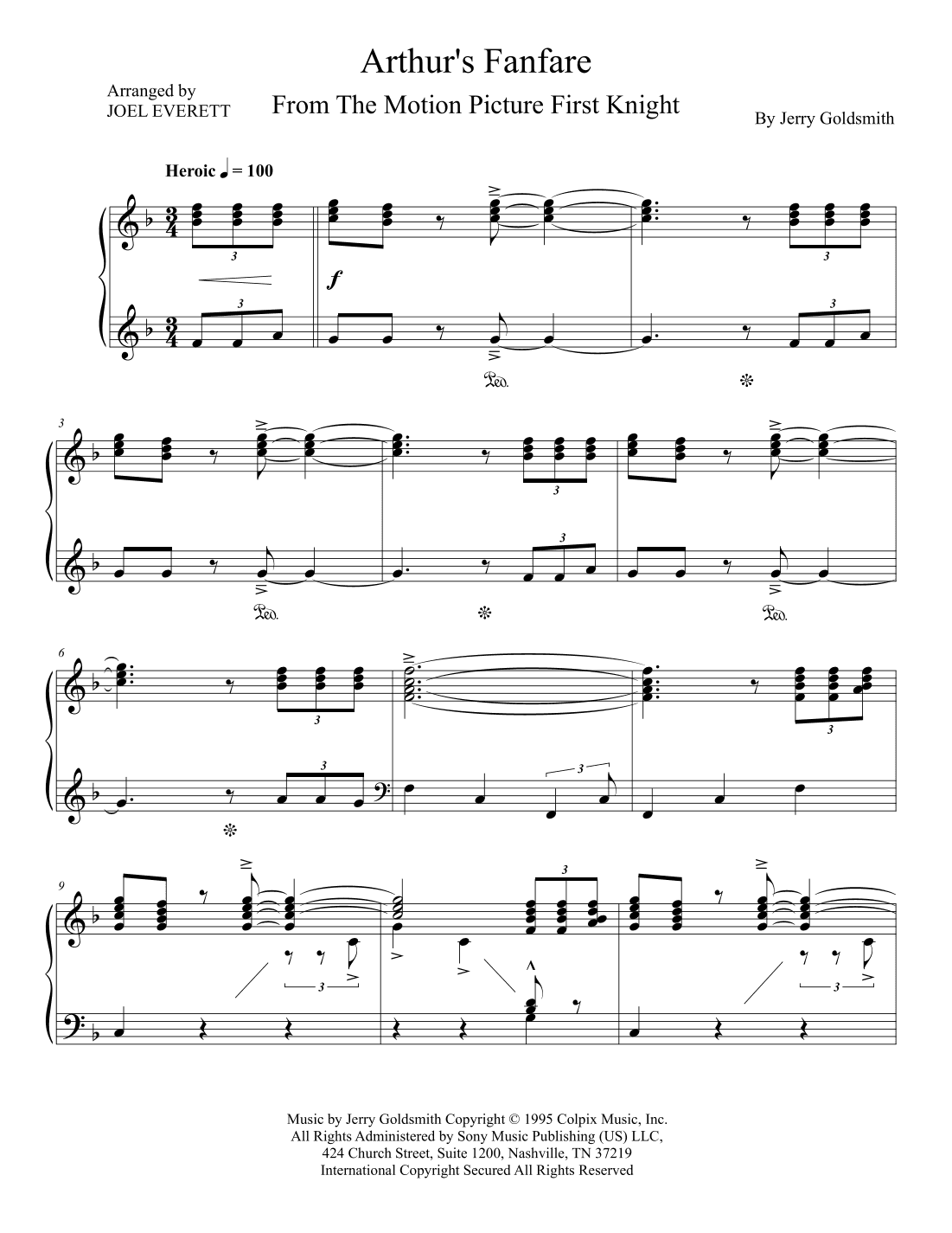 Arthur's Fanfare (arr. Joel Everett)