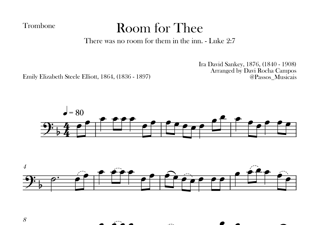 Room for Thee (arr. Davi Rocha Campos)