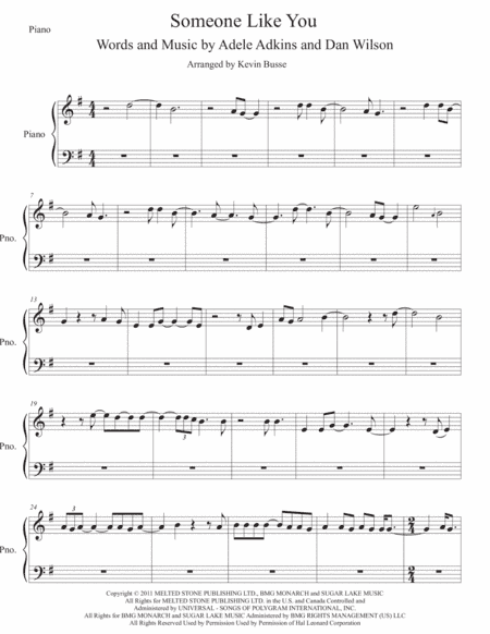Someone Like You (arr. Kevin Busse)