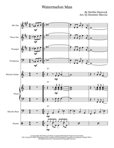 Watermelon Man (arr. Dominic Meccia)