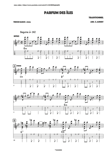 Parfum des îles (arr. Caroline Aubert)