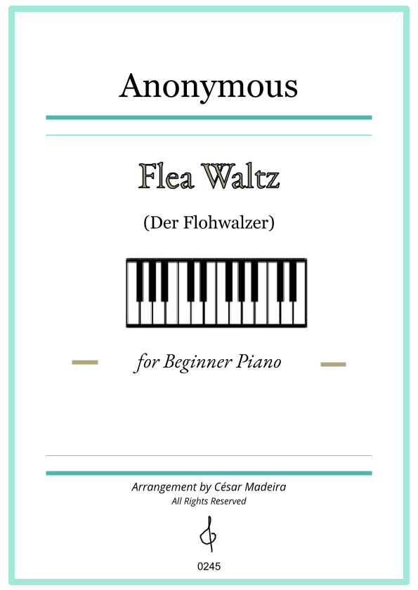 Flea Waltz (Der Flohwalzer) - Easy Piano (W/Chords) (arr. César Madeira)