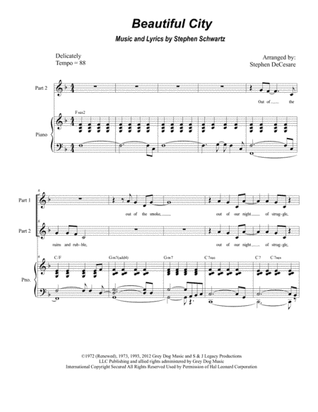 Beautiful City (arr. Stephen DeCesare)