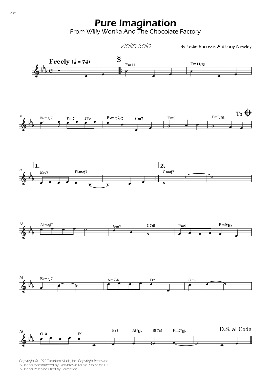 Pure Imagination (arr. César Madeira)