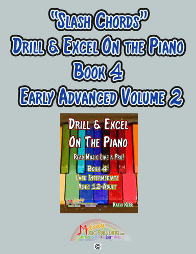 Piano song early advanced - "Slash Chords"