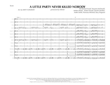 A Little Party Never Killed Nobody (all We Got) (arr. Matt Conaway)