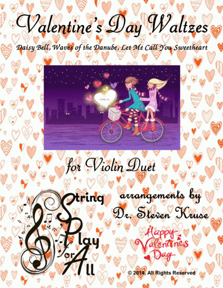 Valentine's Day Waltzes for Two Violins (arr. Steven Kruse)