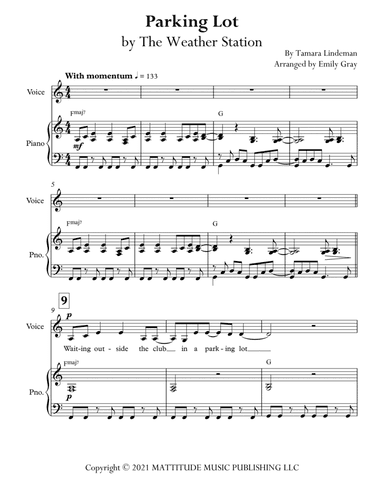 Parking Lot (arr. Emily Gray)