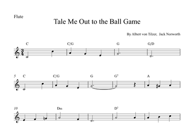 Take Me Out To The Ball Game (arr. Alex Nunes Rodrigues)
