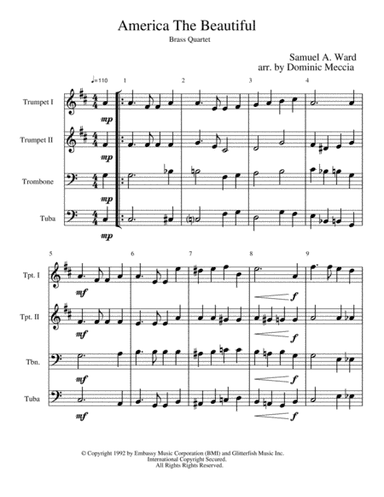 America The Beautiful (arr. Dominic Meccia)
