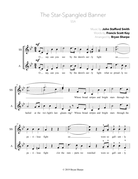 The Star-Spangled Banner (arr. Bryan Sharpe)