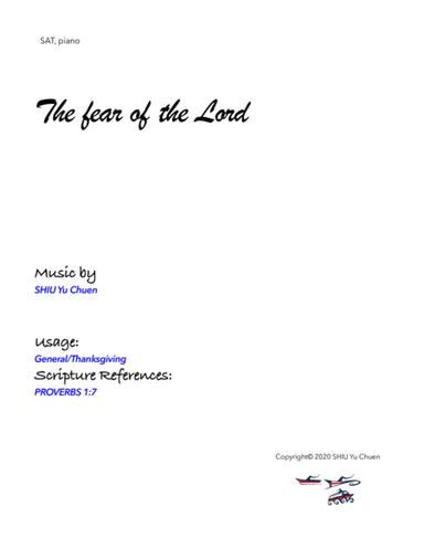 The fear of the Lord