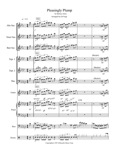 Pleasingly Plump (arr. Ed Voigt)