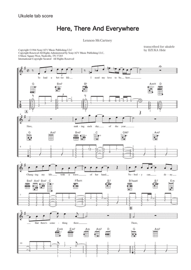 Here, There And Everywhere (arr. Hide IIZUKA)