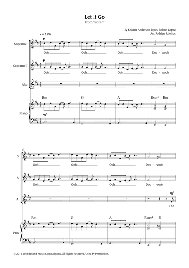 Let It Go (arr. Rodrigo Faleiros)