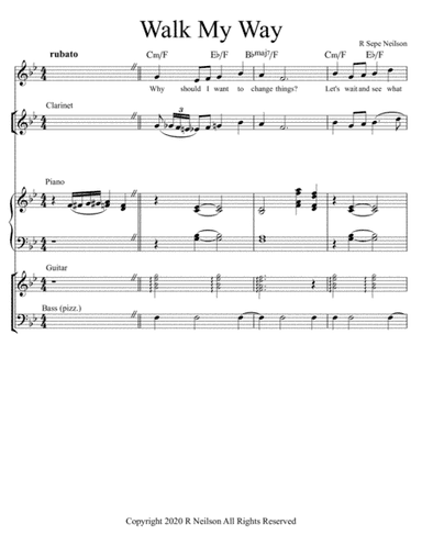Walk My Way    A Romantic Ballad