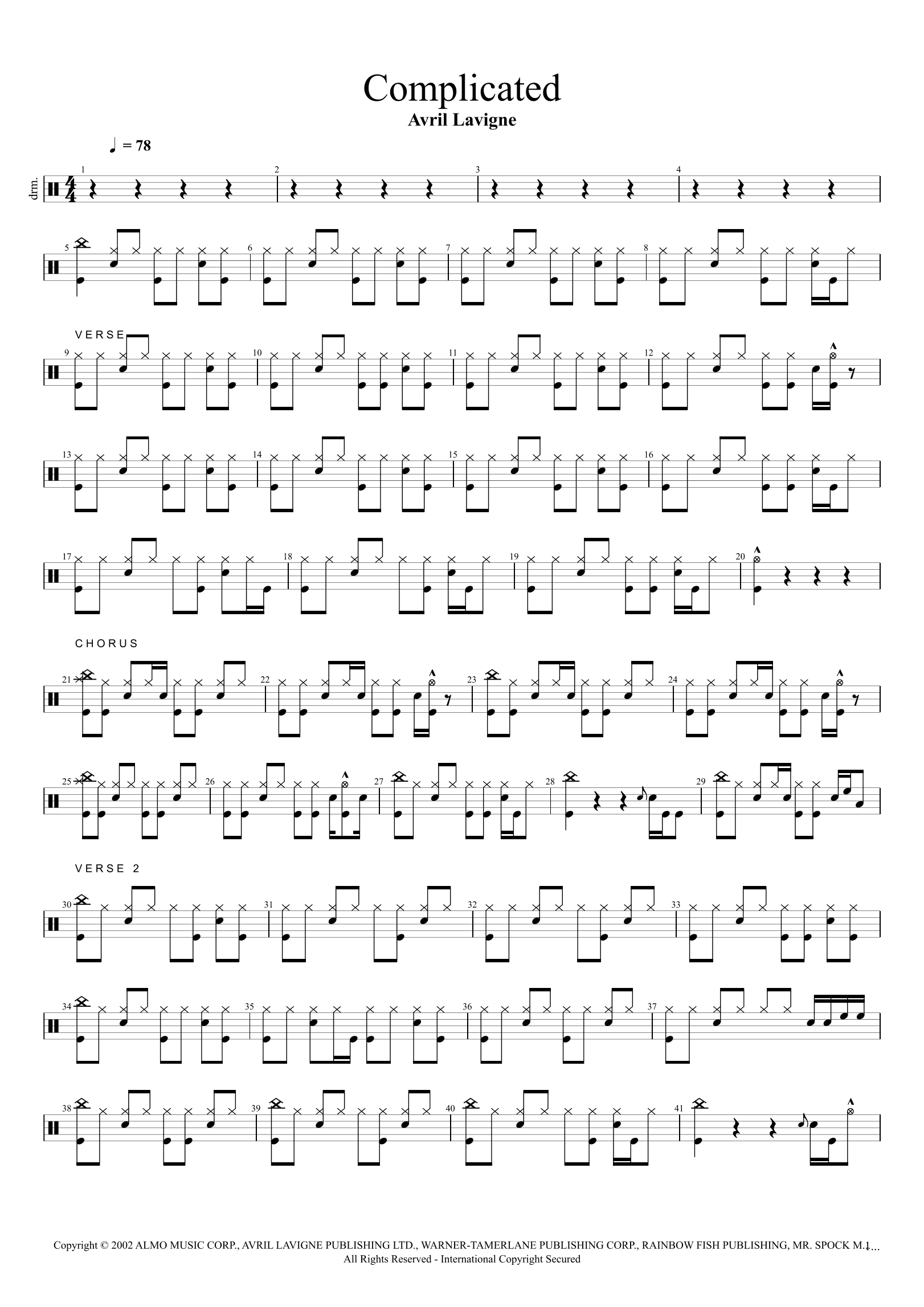 Complicated (arr. Cyril Mayer)