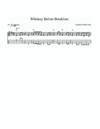 Whiskey for Breakfast - Fiddle Tune Arranged for Ukulele (arr. W. Durham)