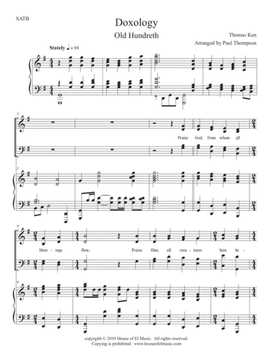 Doxology (Old 100th) (arr. Paul Thompson)