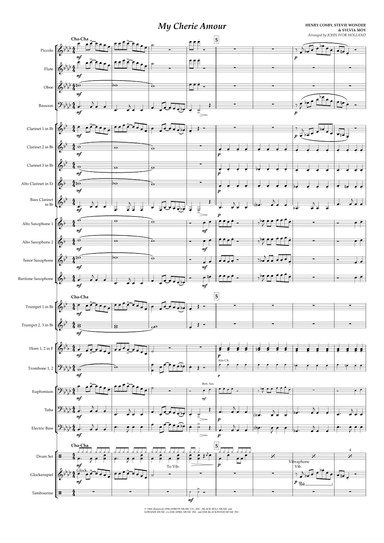 My Cherie Amour (arr. John Ivor Holland)