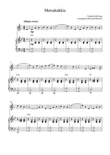 Metsakukkia (arr. Kaiserin Rebecca)