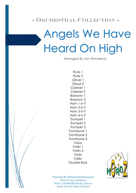 Angels We Have Heard On High (arr. Jon Woodend)