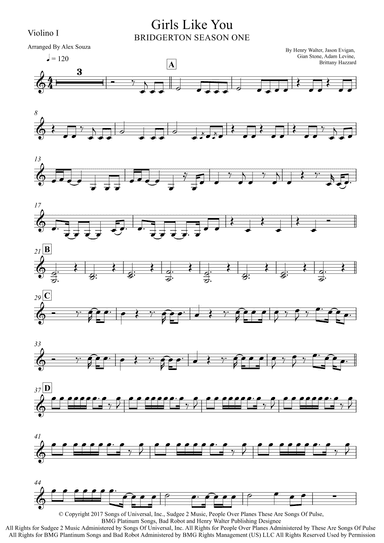 Girls Like You (arr. Alex Souza)