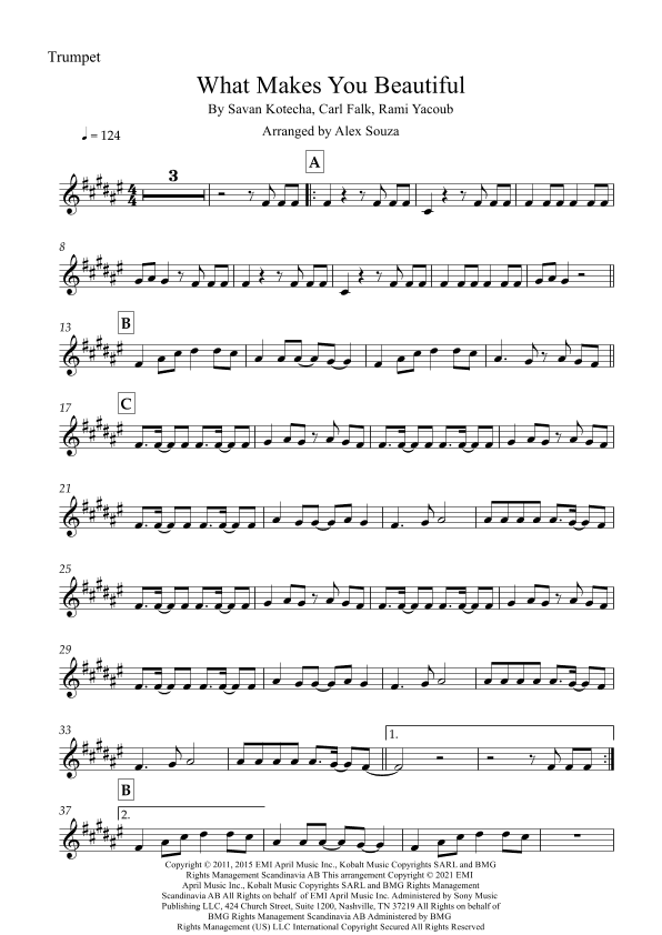 What Makes You Beautiful (arr. Alex Souza)