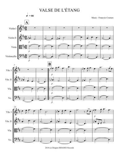 VALSE DE L'ÉTANG - La Suite Fléchée