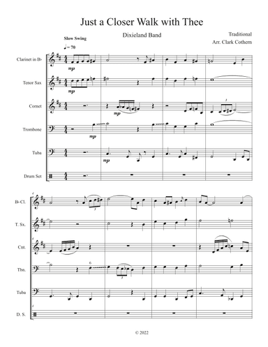 Just a Closer Walk with Thee (arr. Clark Cothern)