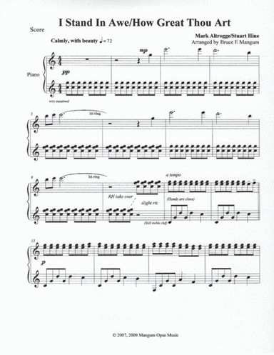 I Stand In Awe (arr. Arranged by Bruce E Mangum)