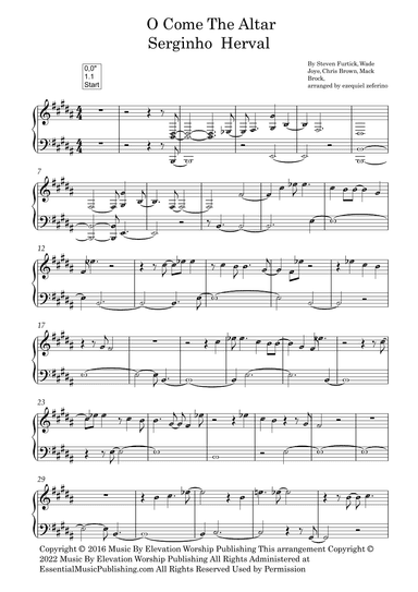 O Come To The Altar (arr. ezequiel zeferino edição)