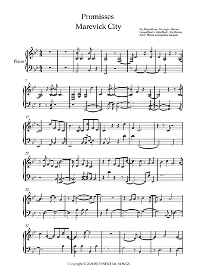 Promises (arr. by ezequiel zeferino)