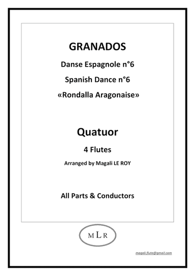 Spanish Dance n°6 Rondella Aragonnaise (arr. Magali Le Roy)