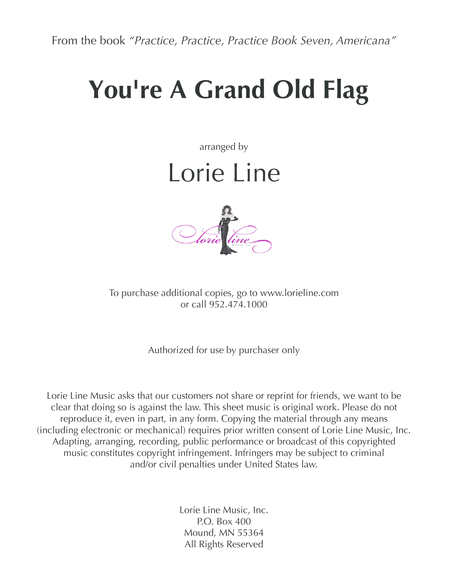 You're A Grand Old Flag (arr. Lorie Line)