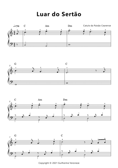 Luar do Sertão (Piano solo) (arr. Guilherme Veroneze)