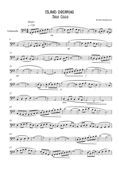 Solo Cello - Island Dreaming