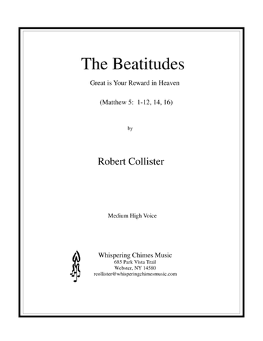 The Beatitudes  (Great is Your Reward in Heaven)  (medium high voice)