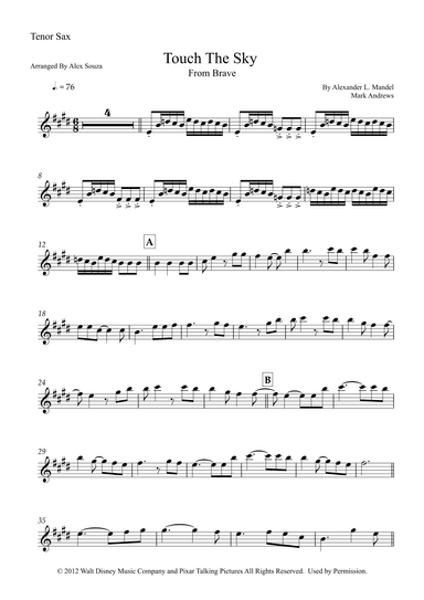 Touch The Sky (arr. Alex Souza)