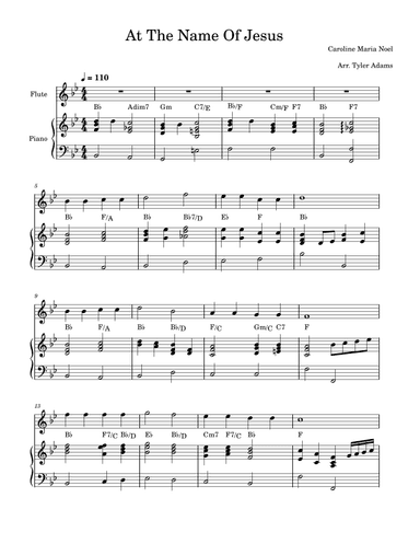 At The Name Of Jesus (arr. Tyler Adams)