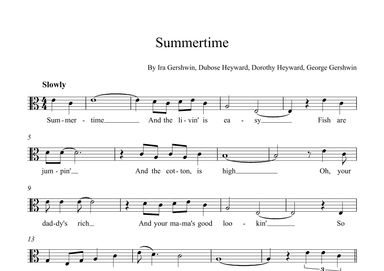 Summertime (arr. Alex Nunes Rodrigues)