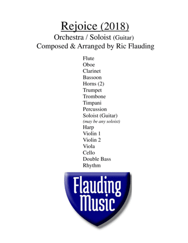 Rejoice (2018) (Soloist & Orch.)