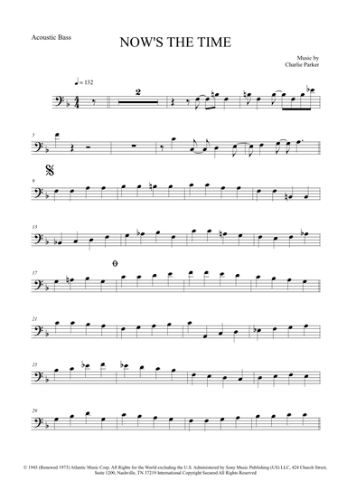Now's The Time (arr. The Sheet Music Library)