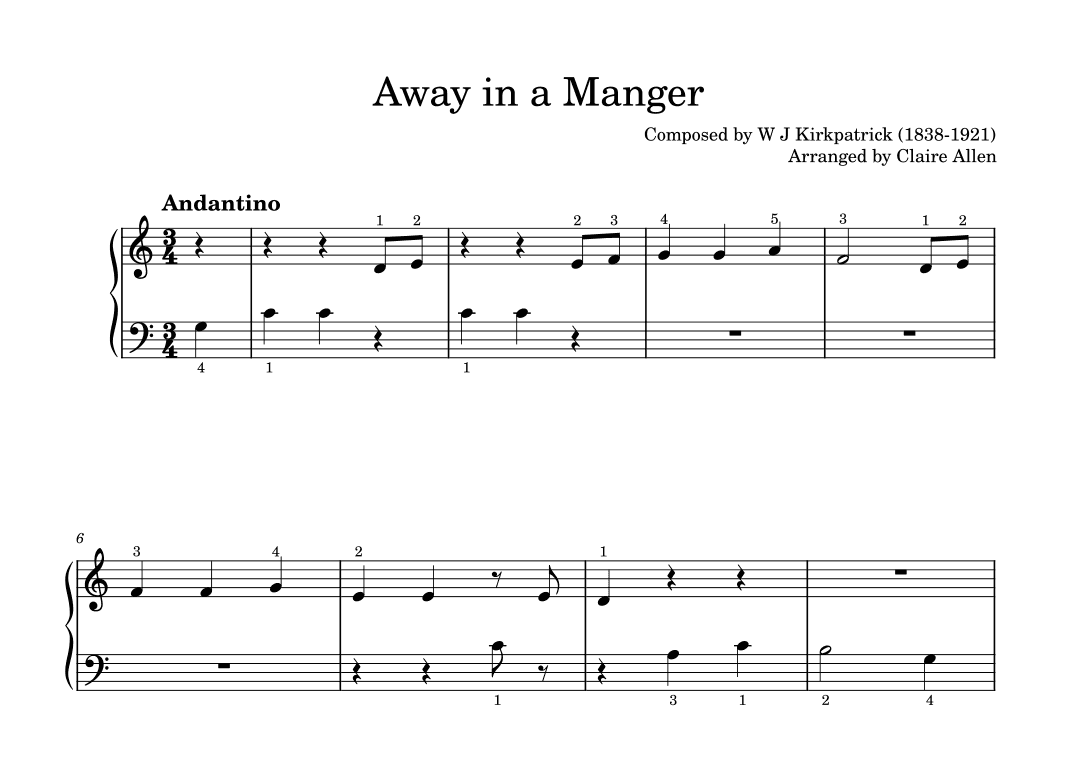Away in a Manger (arr. Claire Allen)