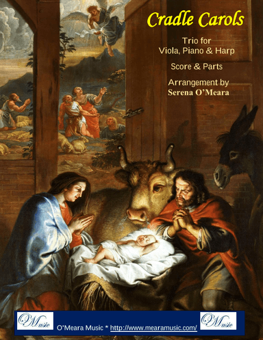 Cradle Carols, Trio for Viola, Pedal Harp and Piano (arr. Serena O'Meara)