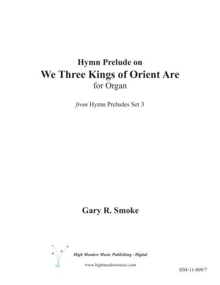 We Three Kings of Orient Are (arr. Gary R. Smoke)