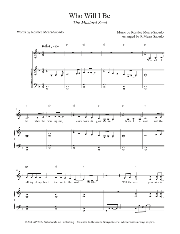 Who Will I Be (The Mustard Seed)