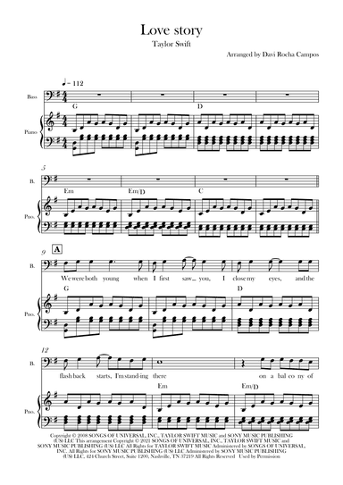 Love Story (arr. Davi Rocha Campos)